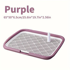 Dog Potty Training Toilet, Plastic Dog Pee Pad Holder with Removable Net, Reusab