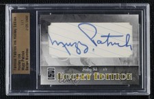 2010 Famous Fabrics Ink Hockey Edition 1/1 Muzz Patrick Cut Signature Auto 4f5