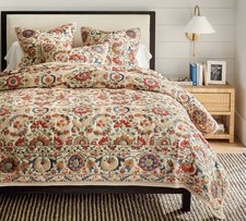 NEW Pottery Barn Penelope Handcrafted Quilt Full/Queen