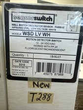 Sensor Switch Motion Detector Switch WSD PDT WH 120/277VAC NEW