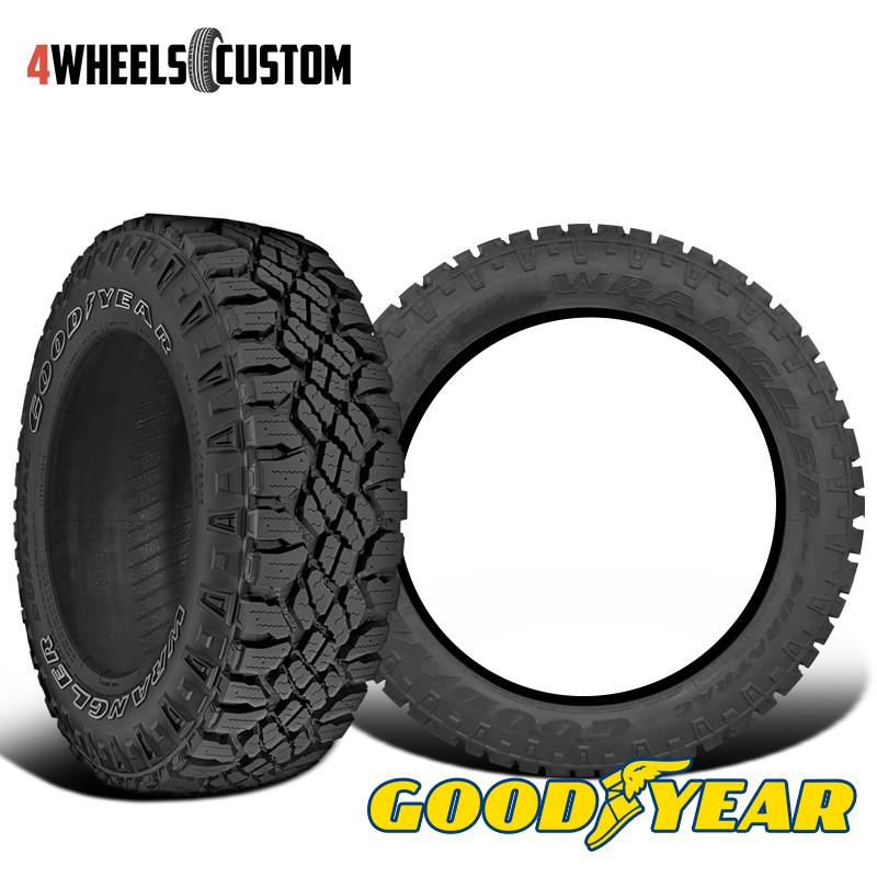 2 X New Goodyear Wrangler DuraTrac 225/75R16 115Q All-Terrain