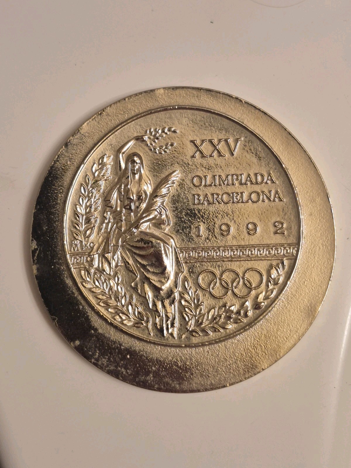 Barcelona 1992 Games 'Gold' Memorabillia Medallion 