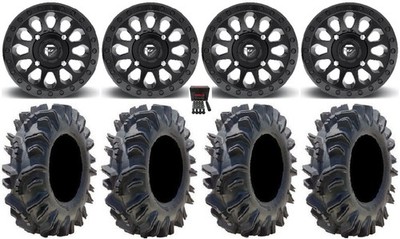 Fuel Vector MB 14'' Wheels 26.5'' Terminator Tires Can-Am Commander Maverick