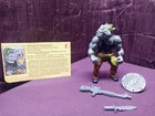 Vintage TMNT Rocksteady (Hard Head) 1988 Action Figure Complete