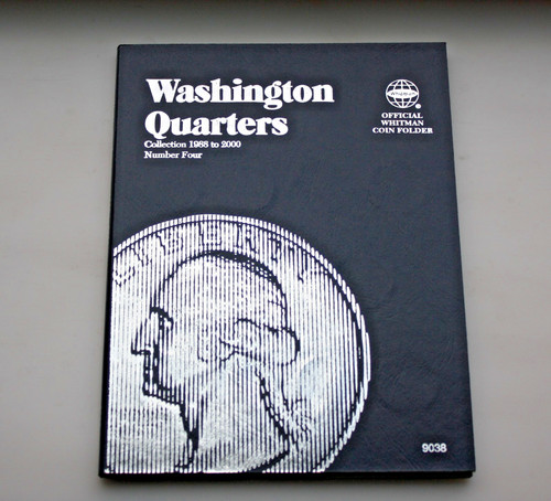 Whitman Coin Folder #9038 Washington Quarters 1988-2000 /Compete Set 43 Coins