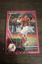 2021 Panini Prizm Draft Picks - Sam Praytor #PDP179 Pink Velocity Prizm (RC)