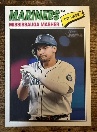 Josh Naylor 2026 Topps Heritage Nickname Variation SSP #129 Mariners - Picture 1 of 2