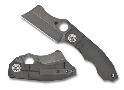 Spyderco Knives Stovepipe Frame Lock C260TIP CPM 20CV Steel Titanium