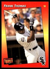 Frank Thomas 1992 Triple Play #206 White Sox MLB READ FREE SHIPPING AutographDen