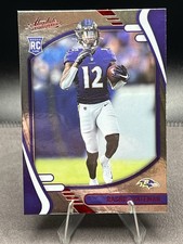 2021 Panini Absolute Red #113 Rashod Bateman (RC)