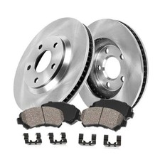 CRK13350 FRONT 278mm Premium OE 5 Lug 2 Brake Rotors  4 Ceramic Brake