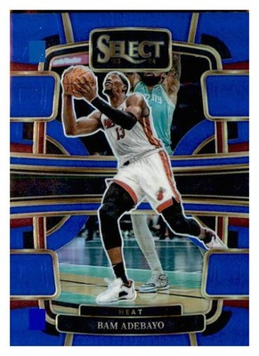 2023-24 Panini Select #59 Bam Adebayo Blue Prizms