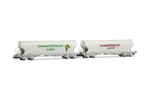 TT 2tlg. Set 4-achsiger Getreidesilowagen Transcereales ALGECO Ep.IV Arnold 9758 | Zustand: Neu