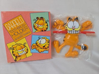1978 Garfield Toothbrush Holder And Toothbrush