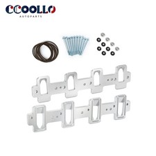 For Ls1 Cathedral Port Cylinder Silver Ls3 Lsa Zl1 Cts-v Supercharger Adapters