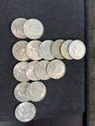 Kennedy Half Dollars 1965, 1967-70 Lot of 15 Circulated Coins 50C Uncertified