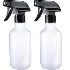 2 Pack 10oz Adjustable Spray Bottles Refillable Plastic Bottles for Hair Styling