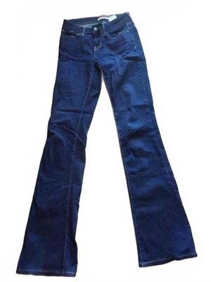 Levi's 715 Bootcut Dark Blue Denim Jeans Size 25