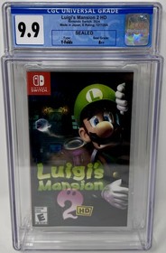 CGC Graded Luigi's Mansion 2 HD NEW Nintendo Switch (1019818004, 9.9 A++)