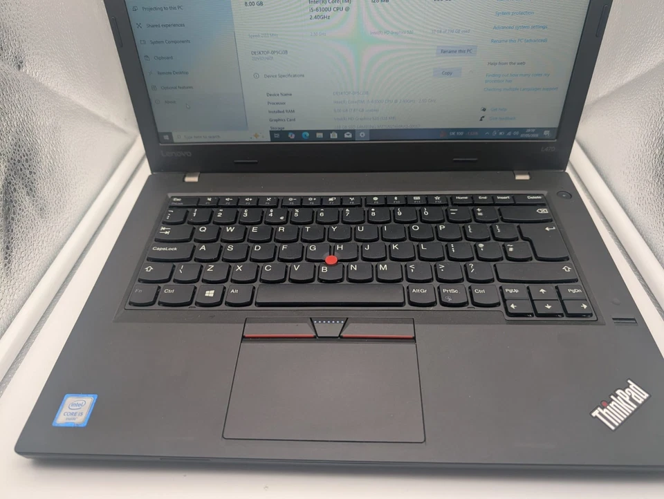 Lenovo ThinkPad L470 · i5-6300U · 8GB · 256GB, photo 2 of 5