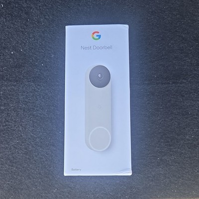 Google Nest Doorbell GA03013-US Battery-Powered Video Doorbell, White 2023
