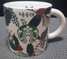 starbucks christmas holly coffee mug 2021 12oz