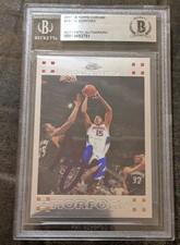 Al Horford Signed 2007-08 Topps Chrome Beckett BAS Rookie Hawks Autograph 