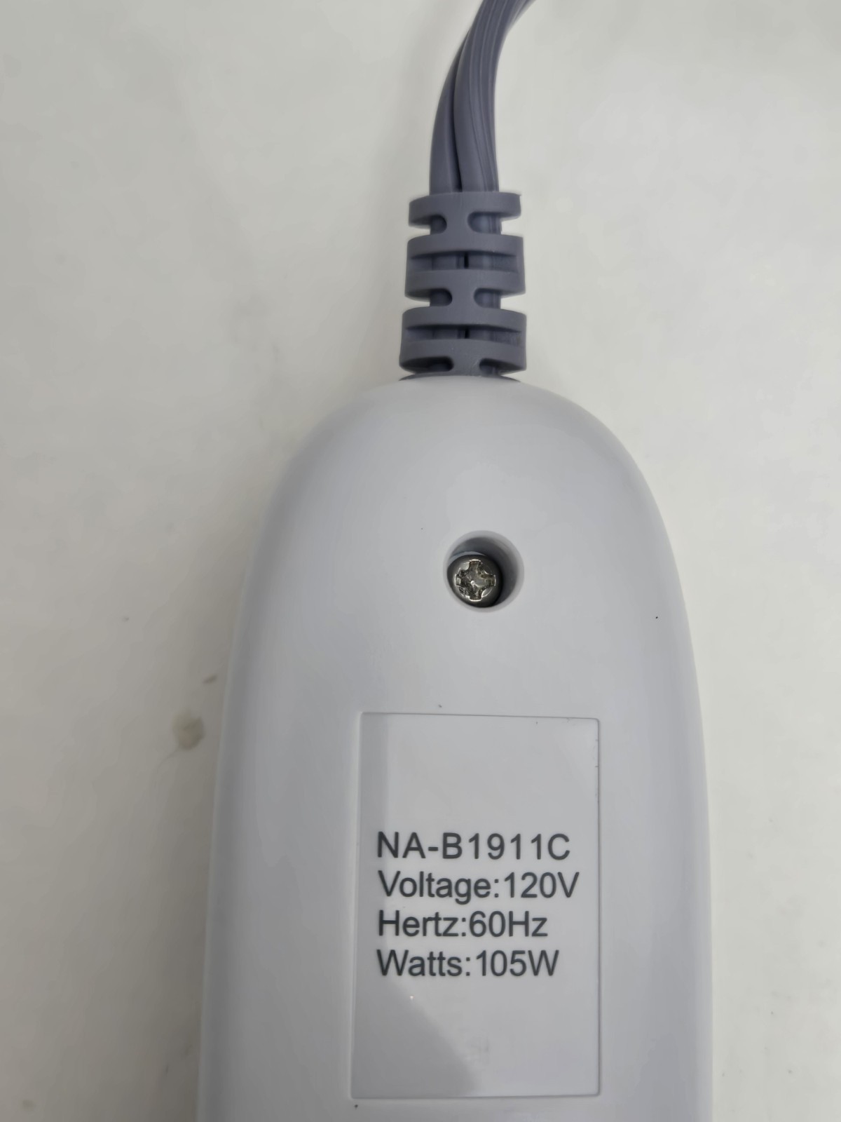 Electric Heated Blanket Control Replacement NA-B1911C 120V 60hz 105W