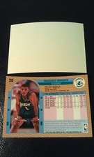 Tyrone Muggsy Bogues 1992 - 1993 Fleer Blank Front Error WOW #20 Oddball