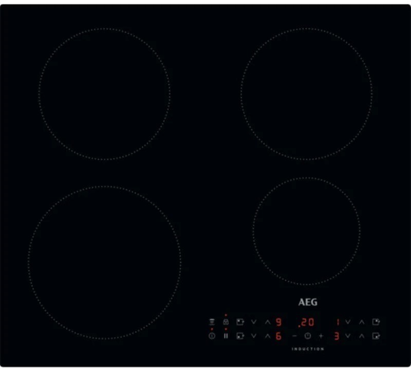 Hob AEG 5000 IKX64301CB 59 cm Electric Induction Hob - Black