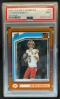 2024 Panini Clearly Donruss Jayden Daniels Orange Rated Rookie #/199 PSA 9