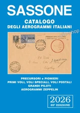 CATALOGO SASSONE DEGLI AEROGRAMMI ITALIANI 2026 nuovo