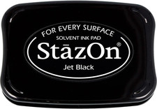SZ000031 Full-Size StazOn Multi-Surface Inkpad Jet Black