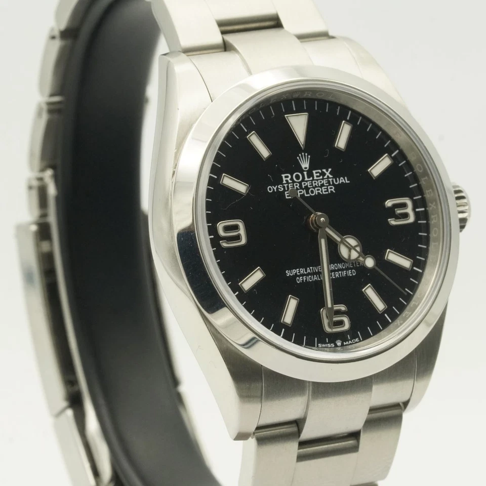 ROLEX EXPLORER 36 HERREN UHR 36MM 124270 STAHL SCHÖNER ZUSTAND VINTAGE RX126 - Bild 2 von 4
