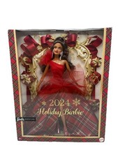 Barbie 2024 Holiday Barbie Doll  HRM67 - Latina