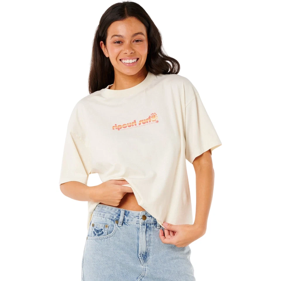 Rip Curl Neon Isles Heritage T-Shirt - M - Neu - Bild 3 von 4