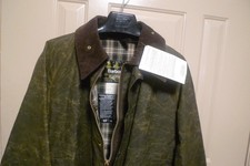 BARBOUR - A150 BEAUFORT JACKET- MADE  UK - SAGE - NEW OLD STOCK W/DEFECTS - 44