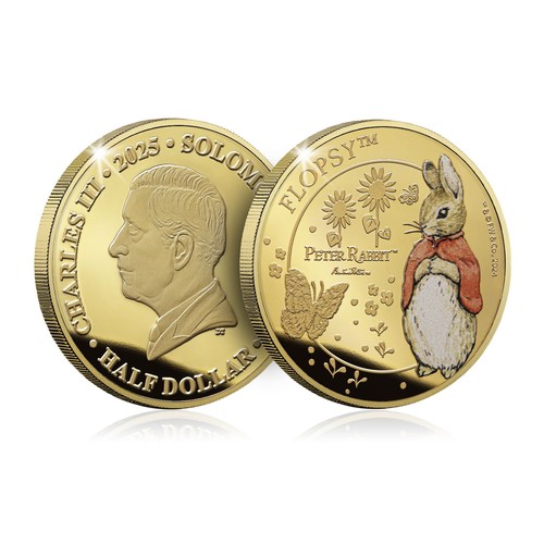 Bigotes y Cuentos Colección Beatrix Potter Peter Rabbit 2025 - 5 Monedas de Oro - Imagen 4 de 7
