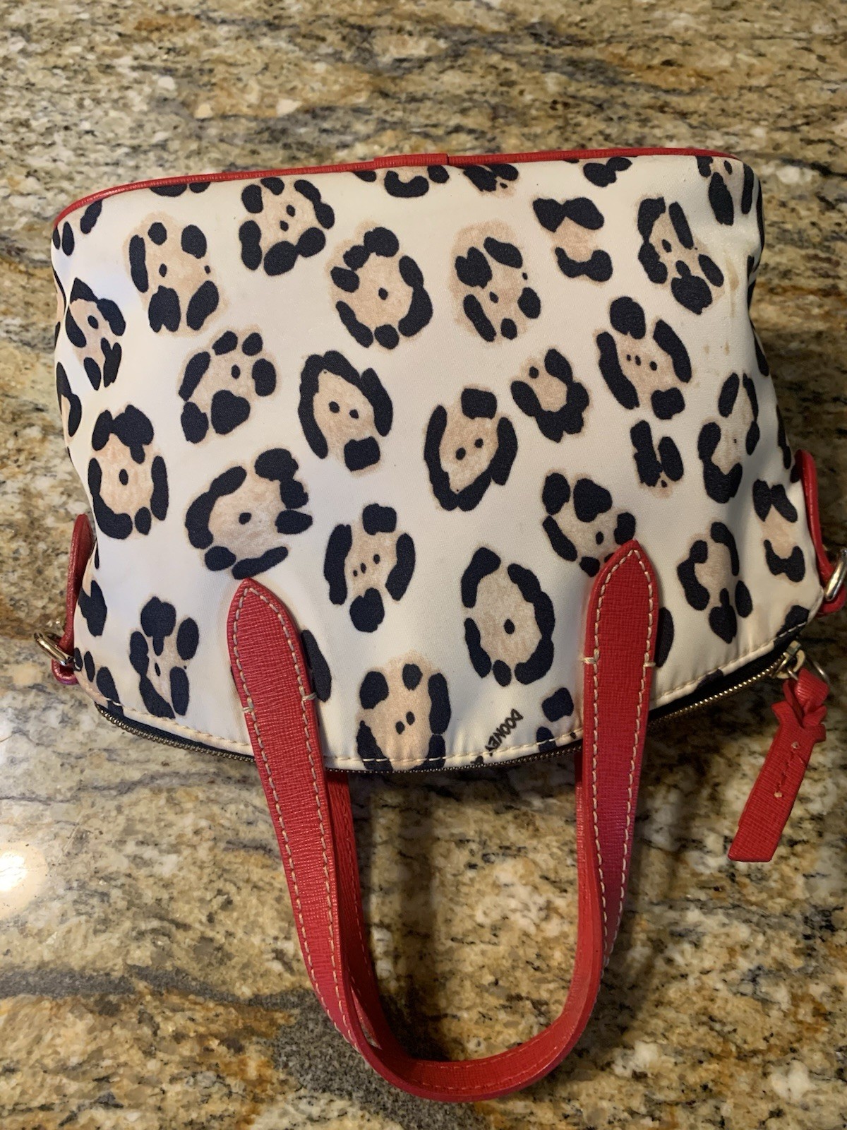 Dooney And Bourke Small  Leopard Print Ruby Cross… - image 4