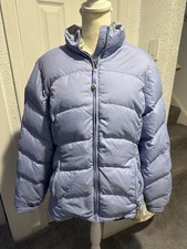 LL Bean Womens Size M Medium Goose Down Purple Puffer Jacket Lavender