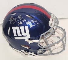 Michael Strahan Full Size Auto Authentic New York Giants Helmet w/ beckett cert