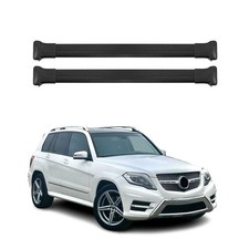 Dachträger Grundtäger für Mercedes GLK Klasse X204 2008-2015 75kg Alu Schwarz 2x
