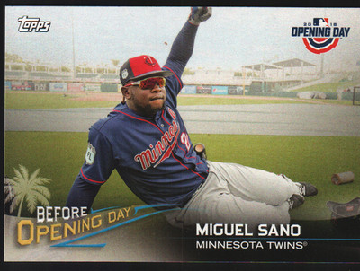 2018 Topps Opening Day Before Opening Day #BOD-MS - Miguel Sano 18-1464