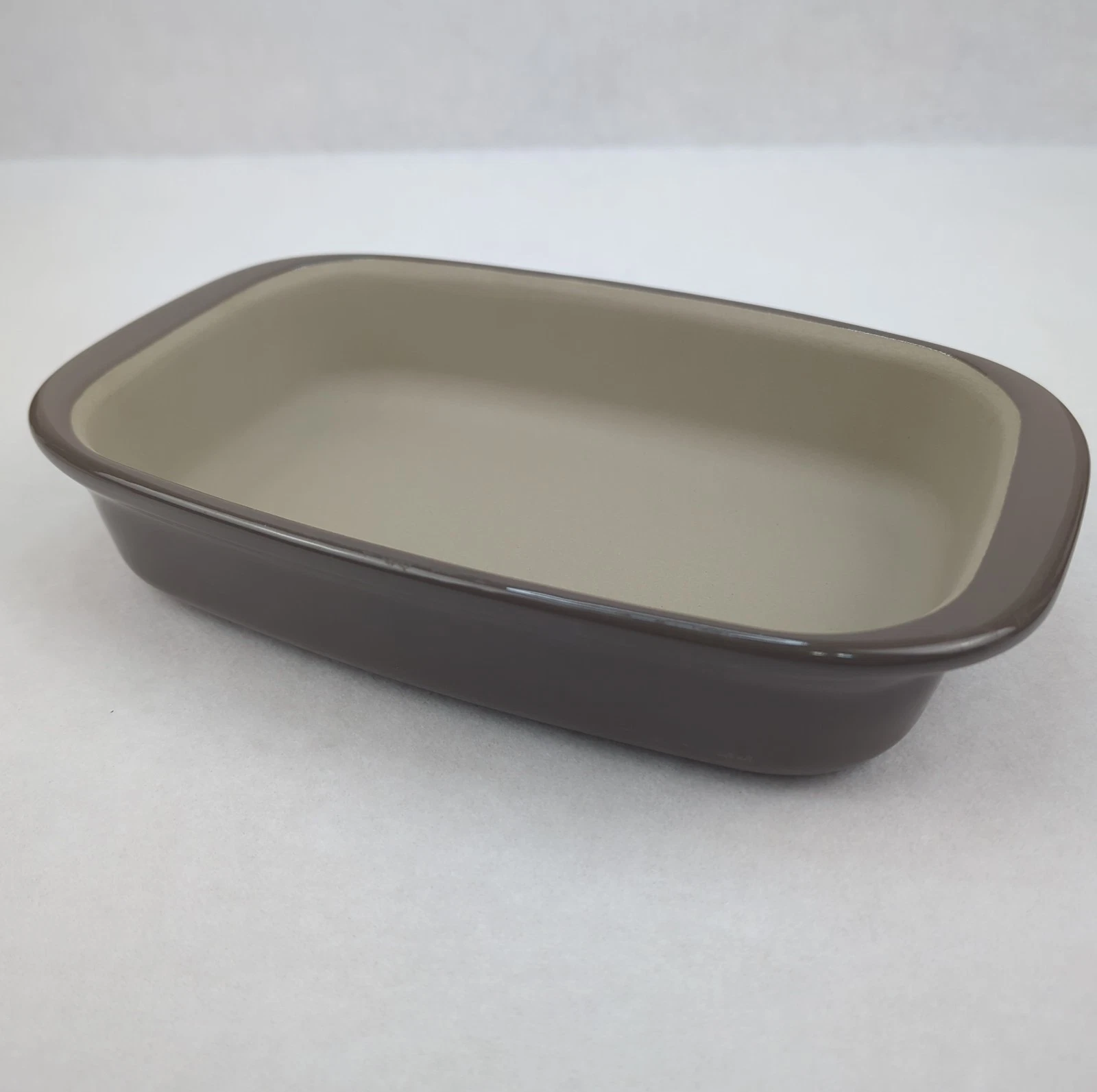 Pampered Chef Stone Gray Rectangle Baker 1421 Rectangle Small 6x9