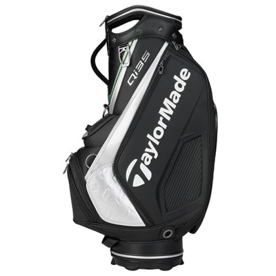TaylorMade テーラーメイド Golf Staff Bag TaylorMade Golf TOUR STAFF BAG Black/Silver Men's 10.5 type 5.6 kg