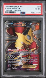 Giratina EX 93/98 Full Art XY Ancient Origins Ultra Rare Holo