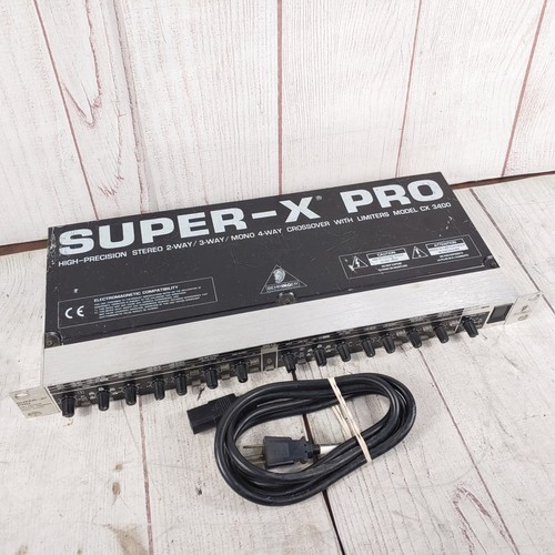 Behringer SUPER-X PRO CX3400 2/3-Wege Stereo & 4-Wege Mono Frequenzweiche - GETESTET - Bild 1 von 5