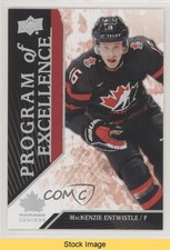 2019 Team Canada Juniors Program of Excellence MacKenzie Entwistle #137 READ 1tr
