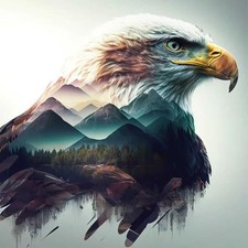 Diamond Art Kits for Adults, 5D DIY Diamond 11.8 x 11.8 in 30 x 30 cm Eagle