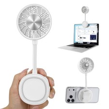 Magnetic Phone Fan with Ice Cooling, 3-in-1 Clip on Fan